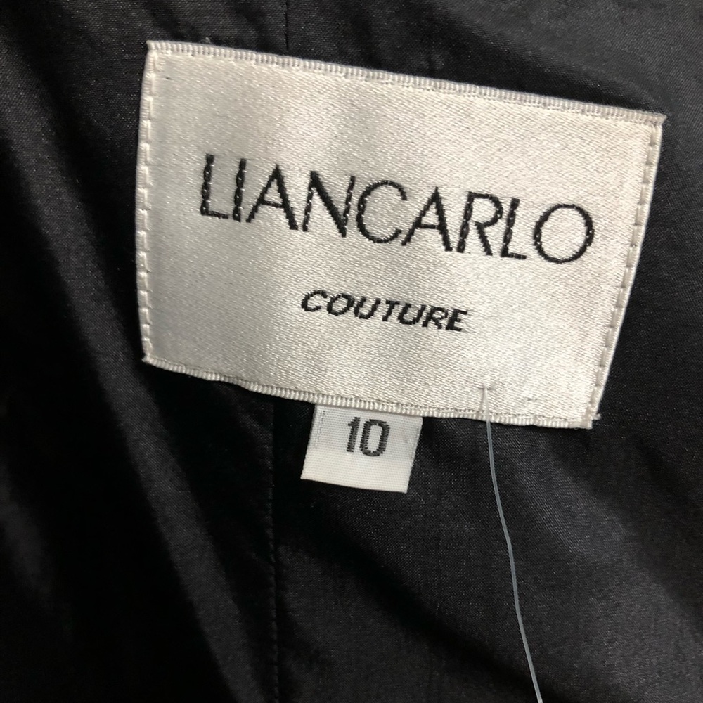 LIANCARLO Couture Black Strapless Gown - Picture 7 of 8